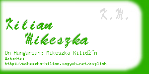kilian mikeszka business card